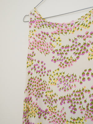 Casey top -Berry flower