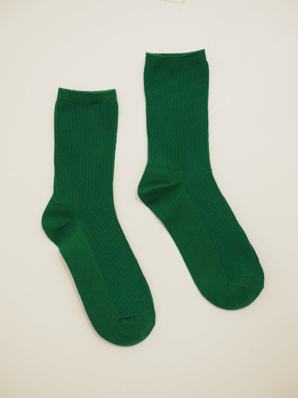 S O K K E N Ribbed socks - Parsley