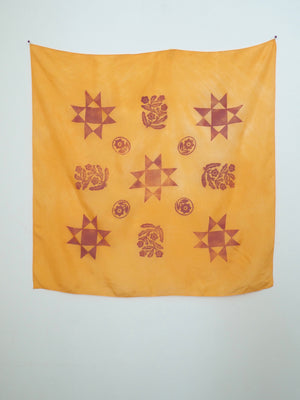 Silk neck scarf - Hydrangea Range # 2