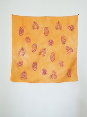 Silk neck scarf - Hydrangea Range # 1