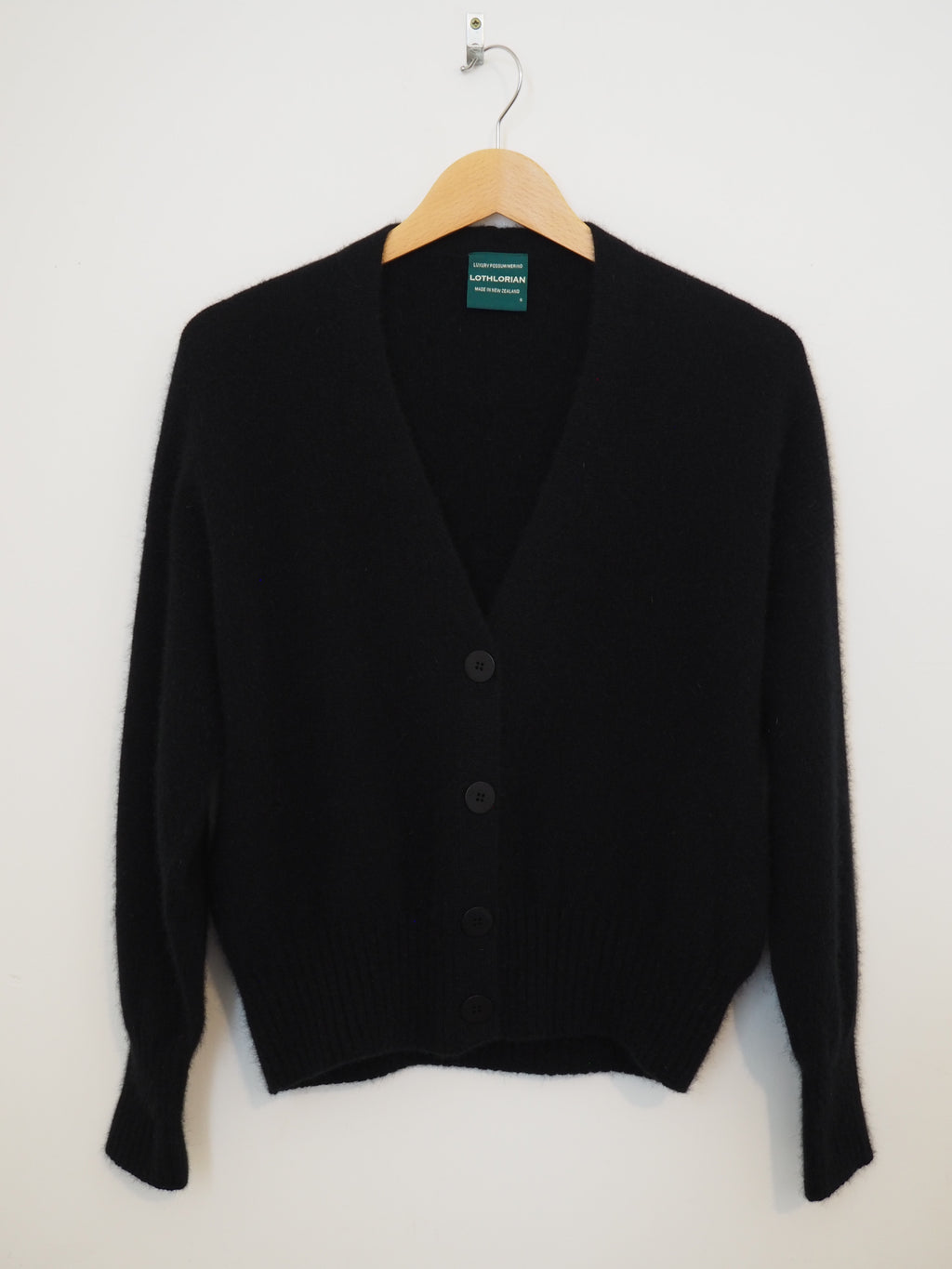 V-neck cardigan - Black