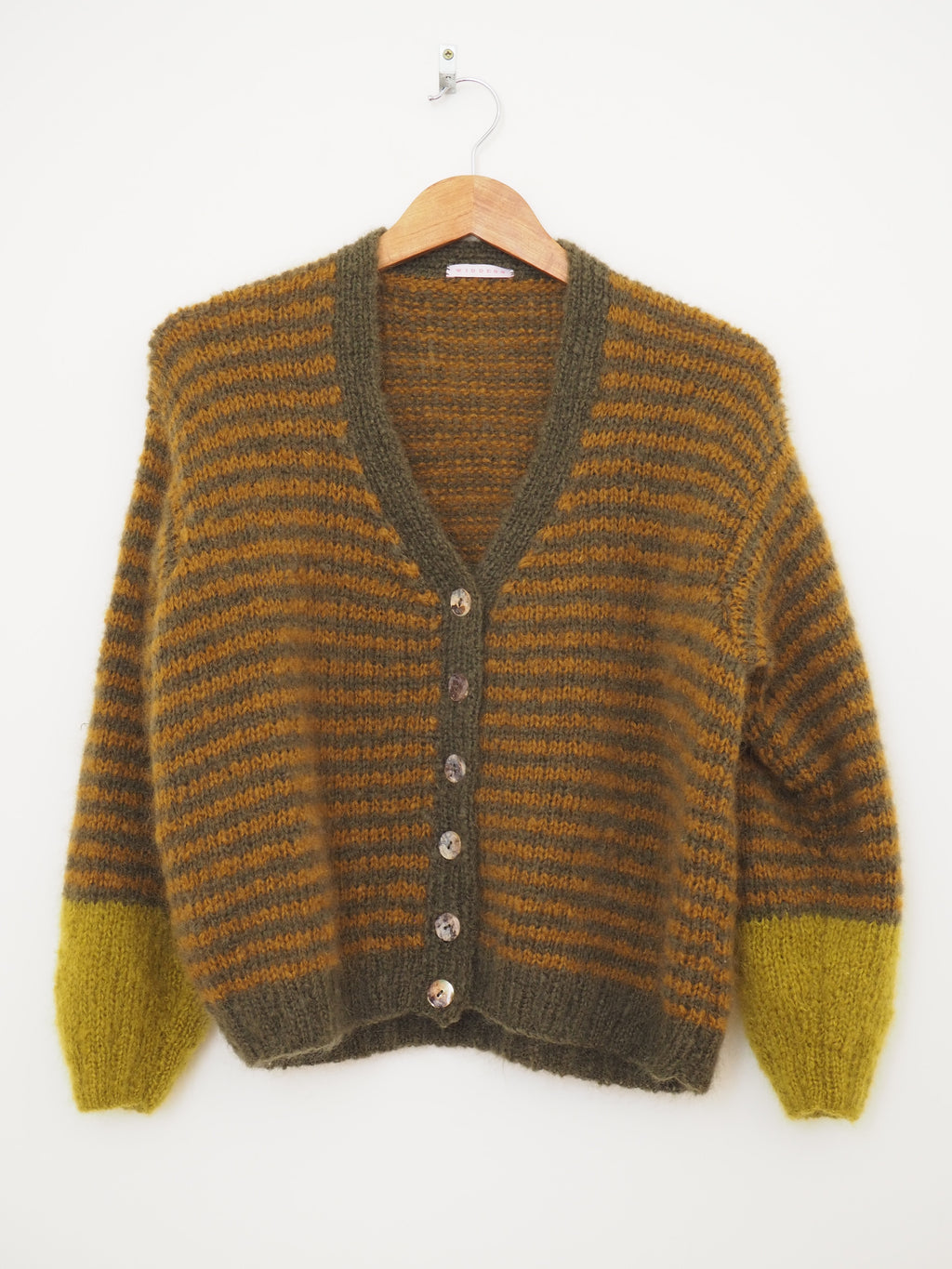 Hand knit cardi - Timber