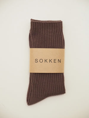 S O K K E N Twilight socks - Coffee