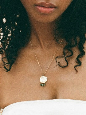 Agapée - Ayda green necklace