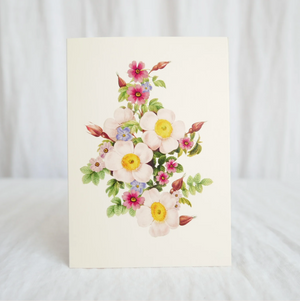 Hydrangea Ranger Card - Garden Rose bush