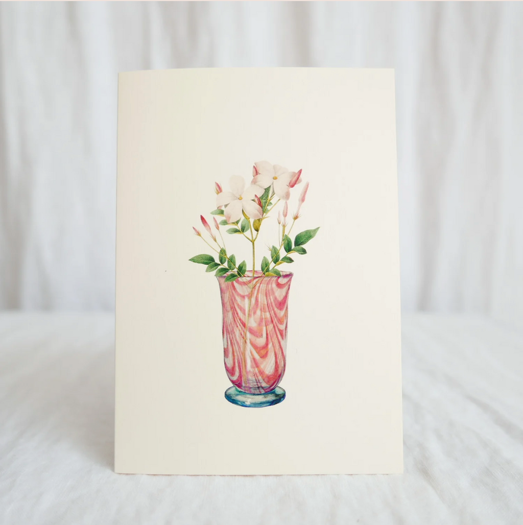 Hydrangea Ranger Journal - Jasmine in glass vase