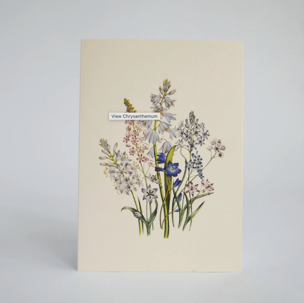 Hydrangea Ranger Card - Blue Bouquet