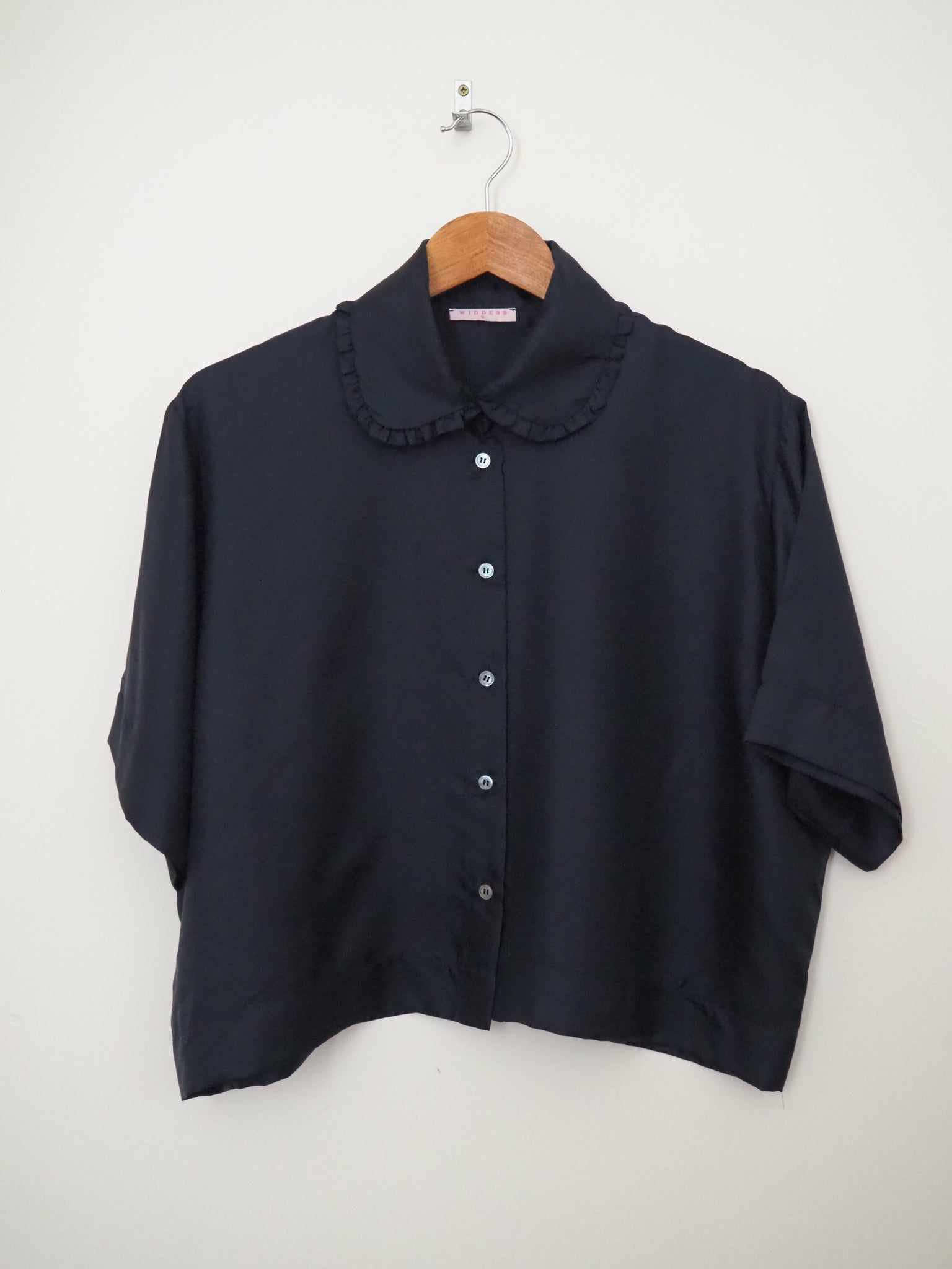 Goldie Shirt - Navy habotai