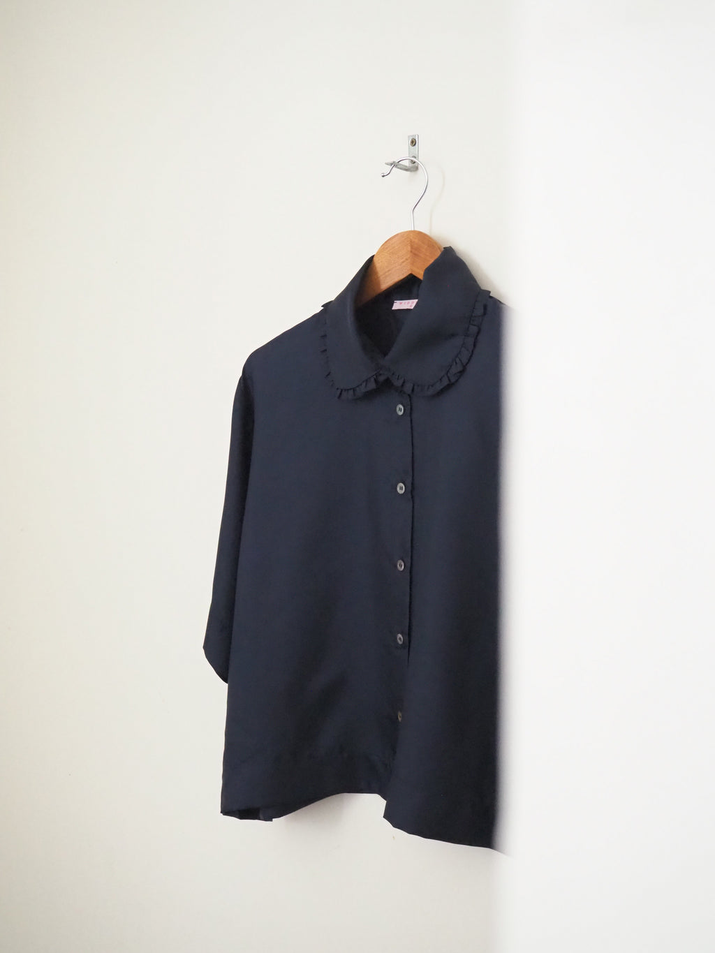 Goldie Shirt - Navy habotai