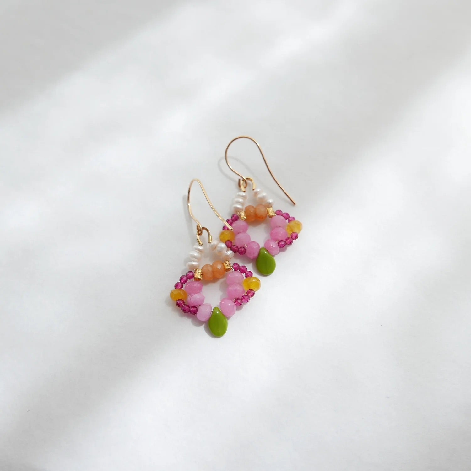 Hydrangea Ranger - Nova earrings Marigold.