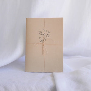 Hydrangea Ranger Hue Journal - ochre + hand + flower