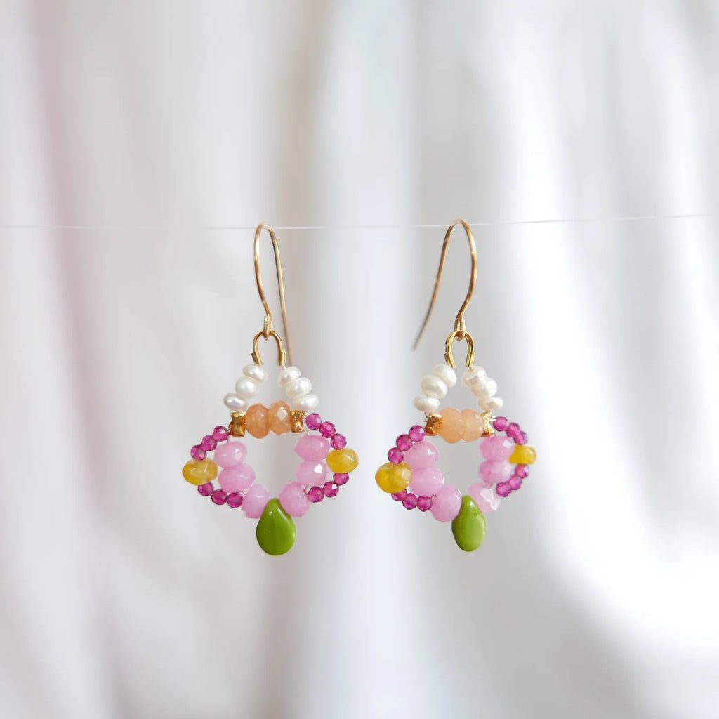 Hydrangea Ranger - Nova earrings Marigold.