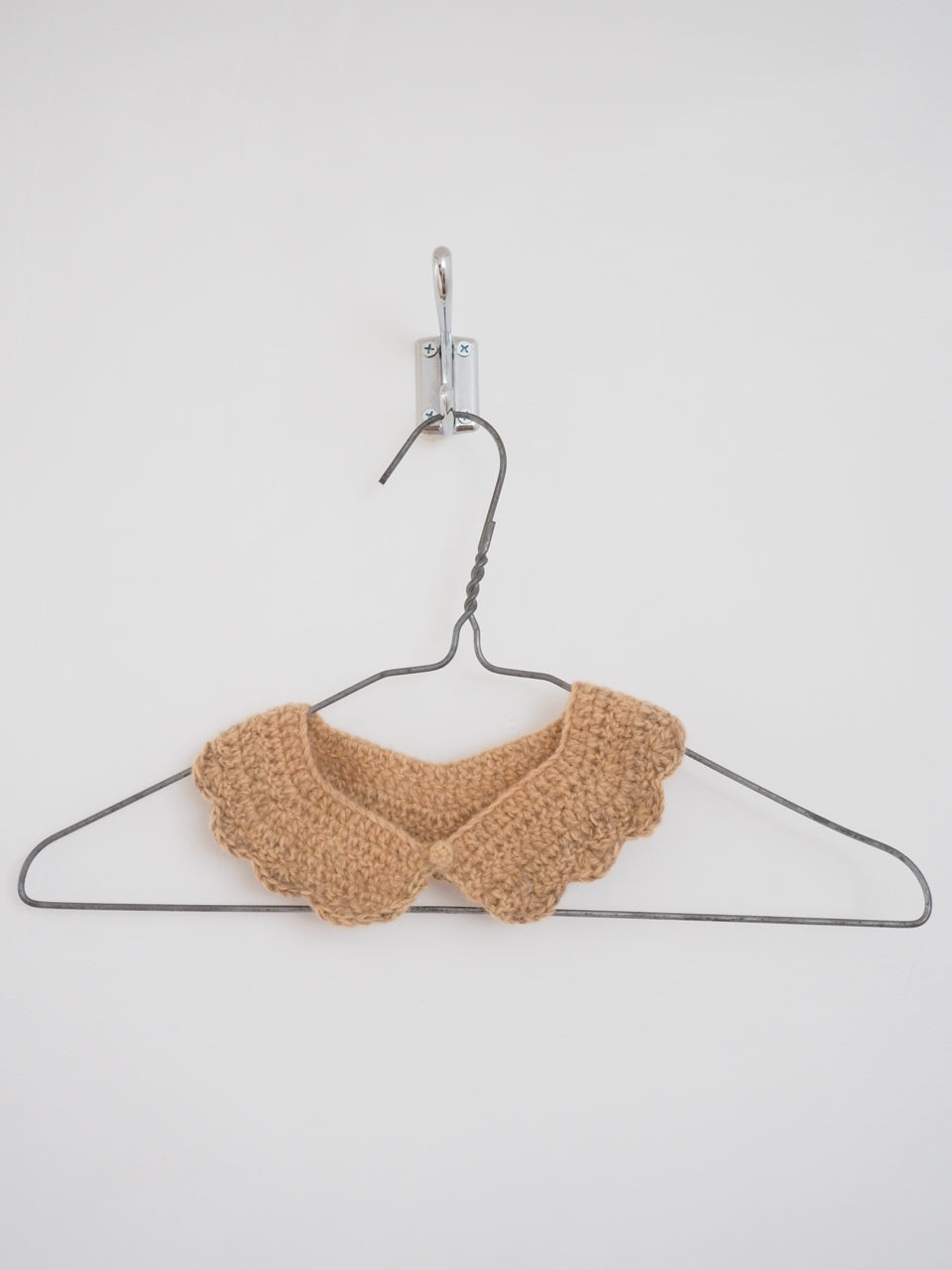 Hand crochet collar - Oatmeal
