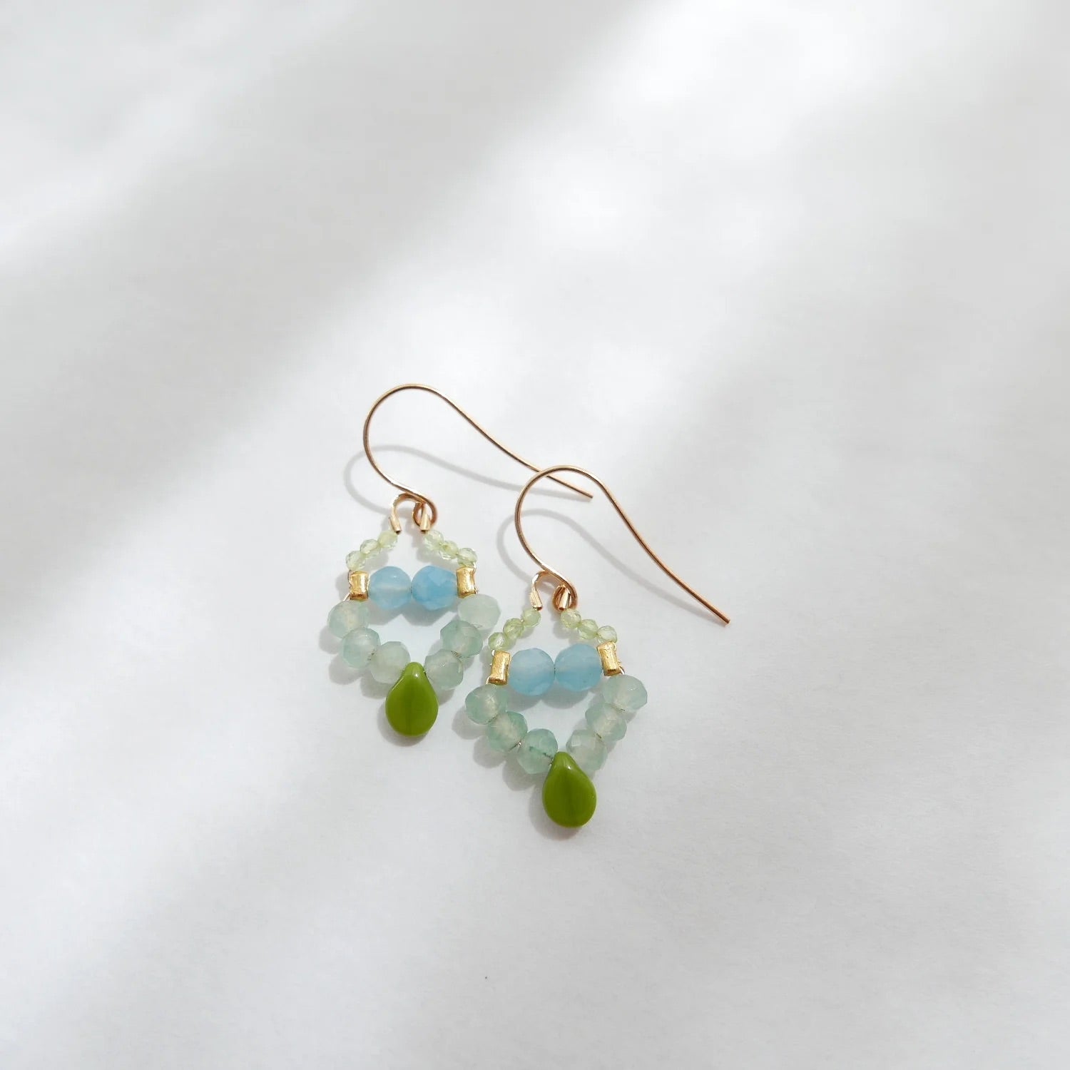 Hydrangea Ranger - Nova earrings Sage.